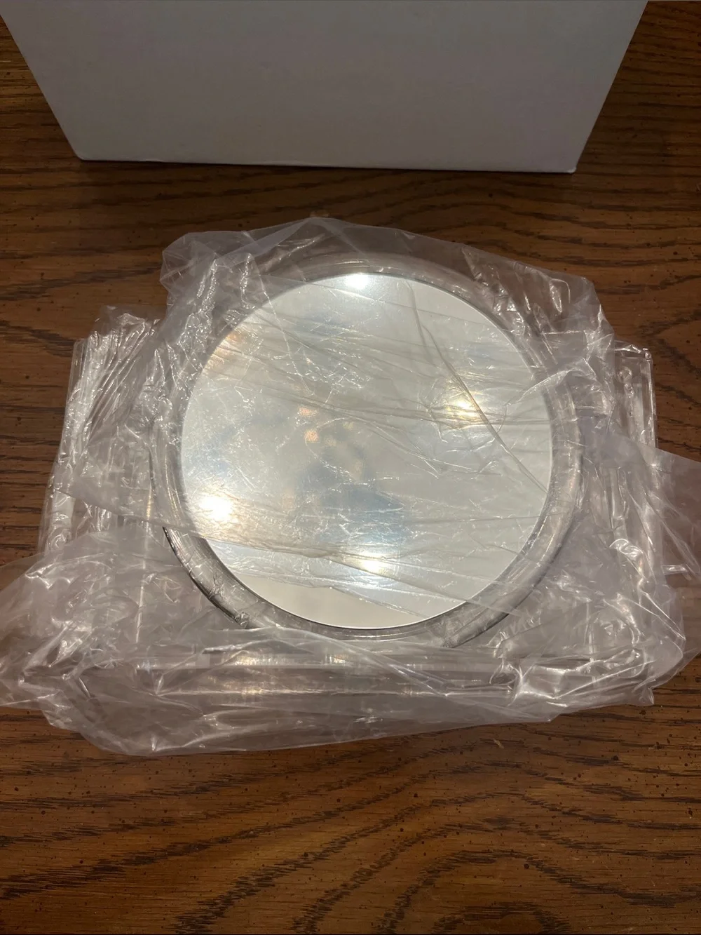 Clear Acrylic Makeup Organizer with Mirror, new